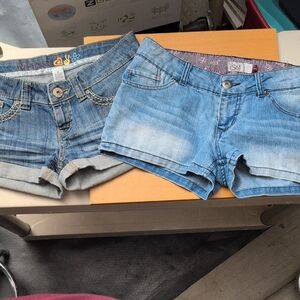 Blue Denim Women's Shorts